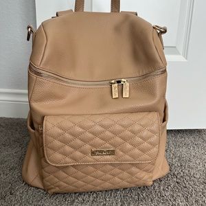 Luli Bebe Monaco Diaper Bag “Latte Brown”